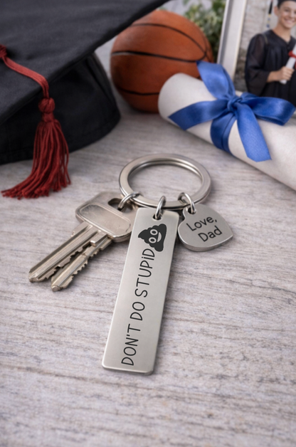 Personalized Graduation Keychain
