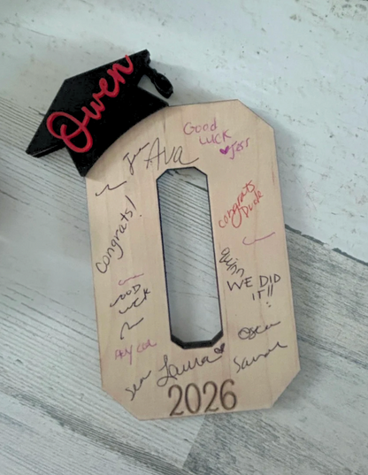 Personalized Graduation Signature Board