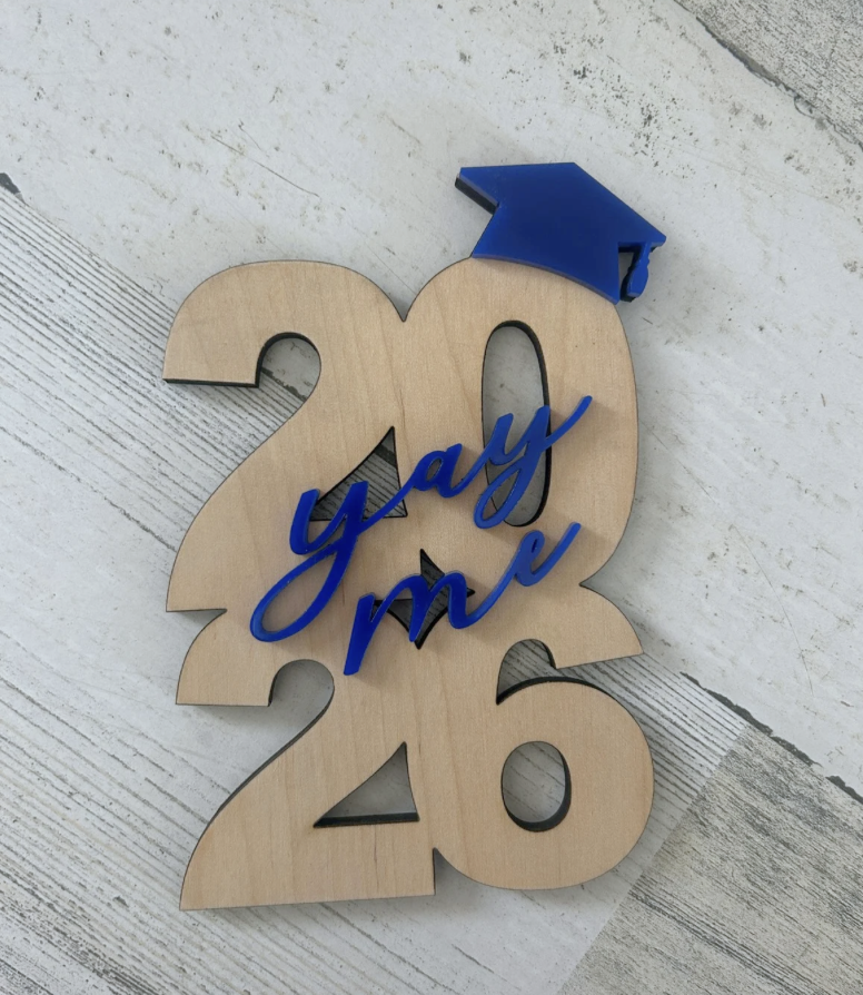 Personalized Graduation Initial / Signature Keepsake Sign