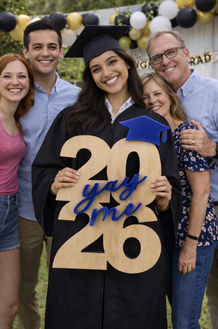 Personalized Graduation Initial / Signature Keepsake Sign