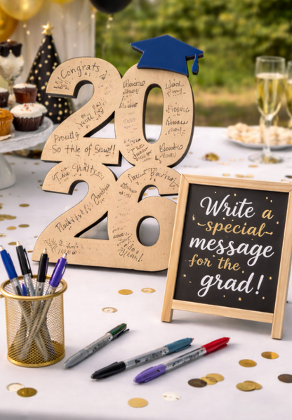 Personalized Graduation Signature Board