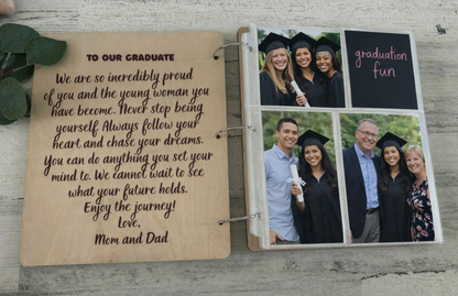 Personalized Graduation Memory Book & Photo Album