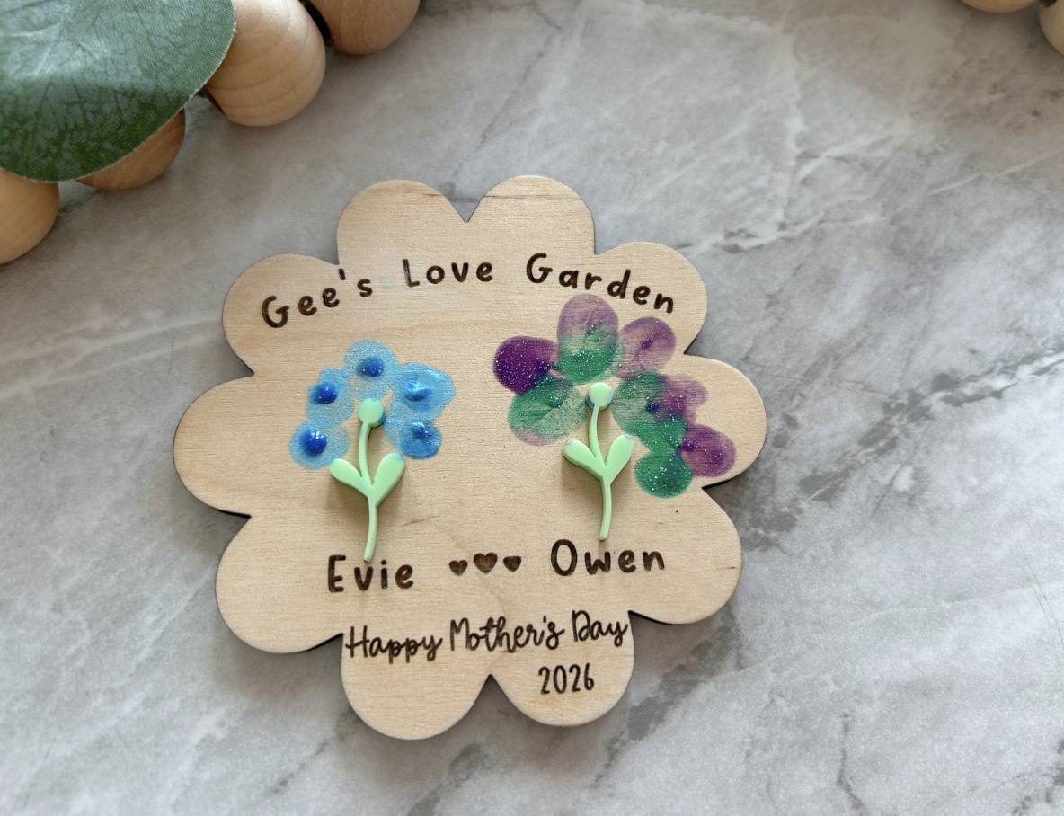 Fingerprint Flower Garden Magnet