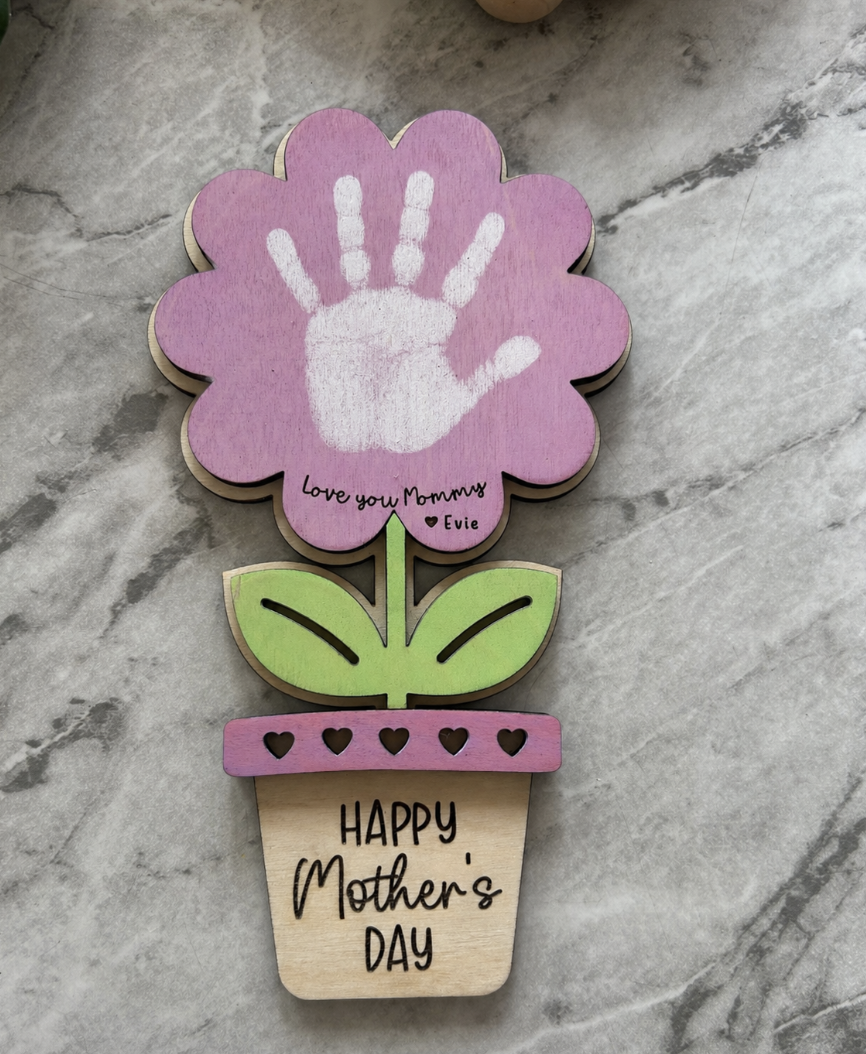 Handprint Flower Pot