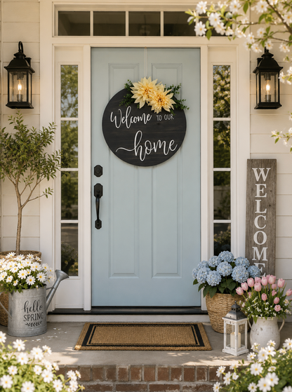 Personalized Welcome Door Hanger