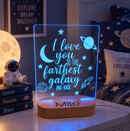 Personalized Galaxy Color Changing Night Light