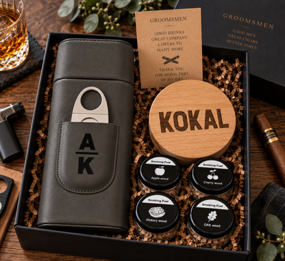 Personalized Cocktail Smoker Kit | Engraved Whiskey & Bourbon Smoker Gift