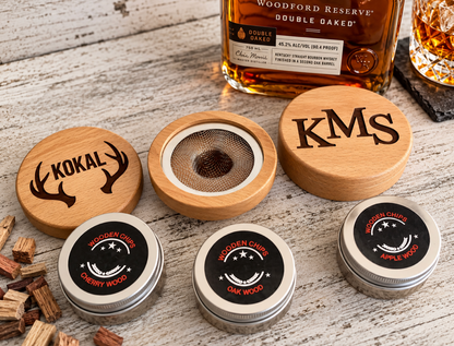 Personalized Cocktail Smoker Kit | Engraved Whiskey & Bourbon Smoker Gift