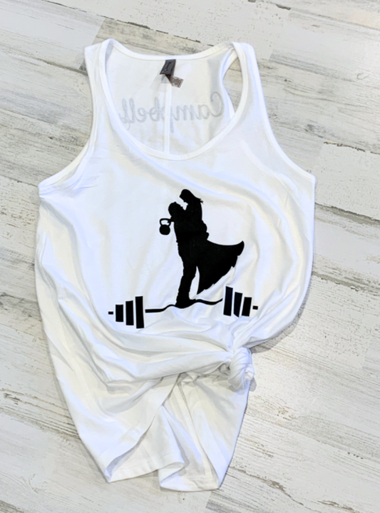 Workout wedding silhouette CrossFit shirt
