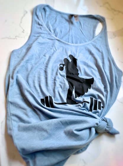Bride & Groom Weightlifting Wedding Tank