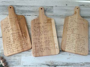 Custom Engraved Recipe Board