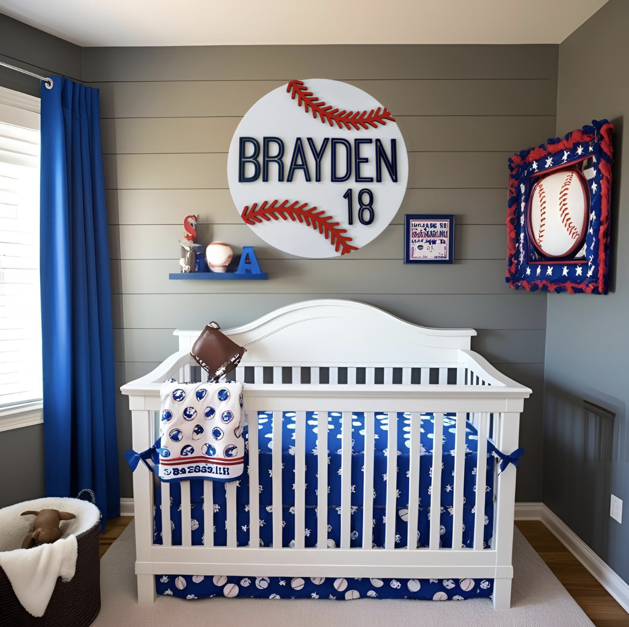 Personalized Baseball Sign