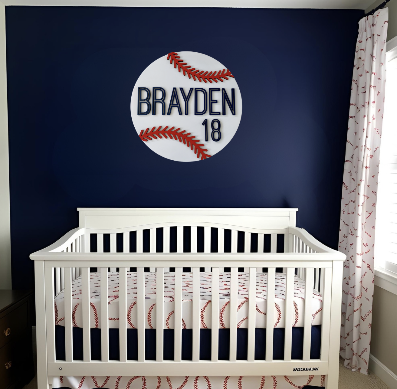 Personalized Baseball Sign