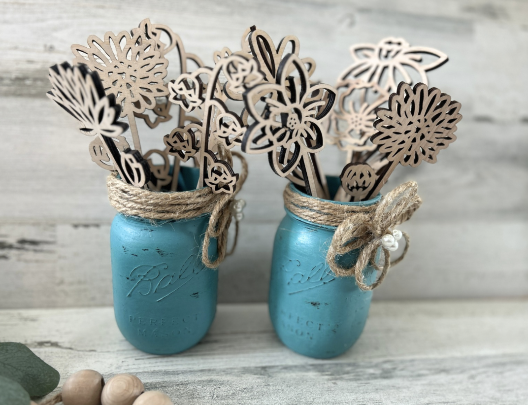 Painted Mason Jars
