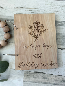 Personalized Birthday Cards Holder