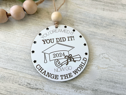 Personalized Graduation Ornament – You Dreamed It, You Did It