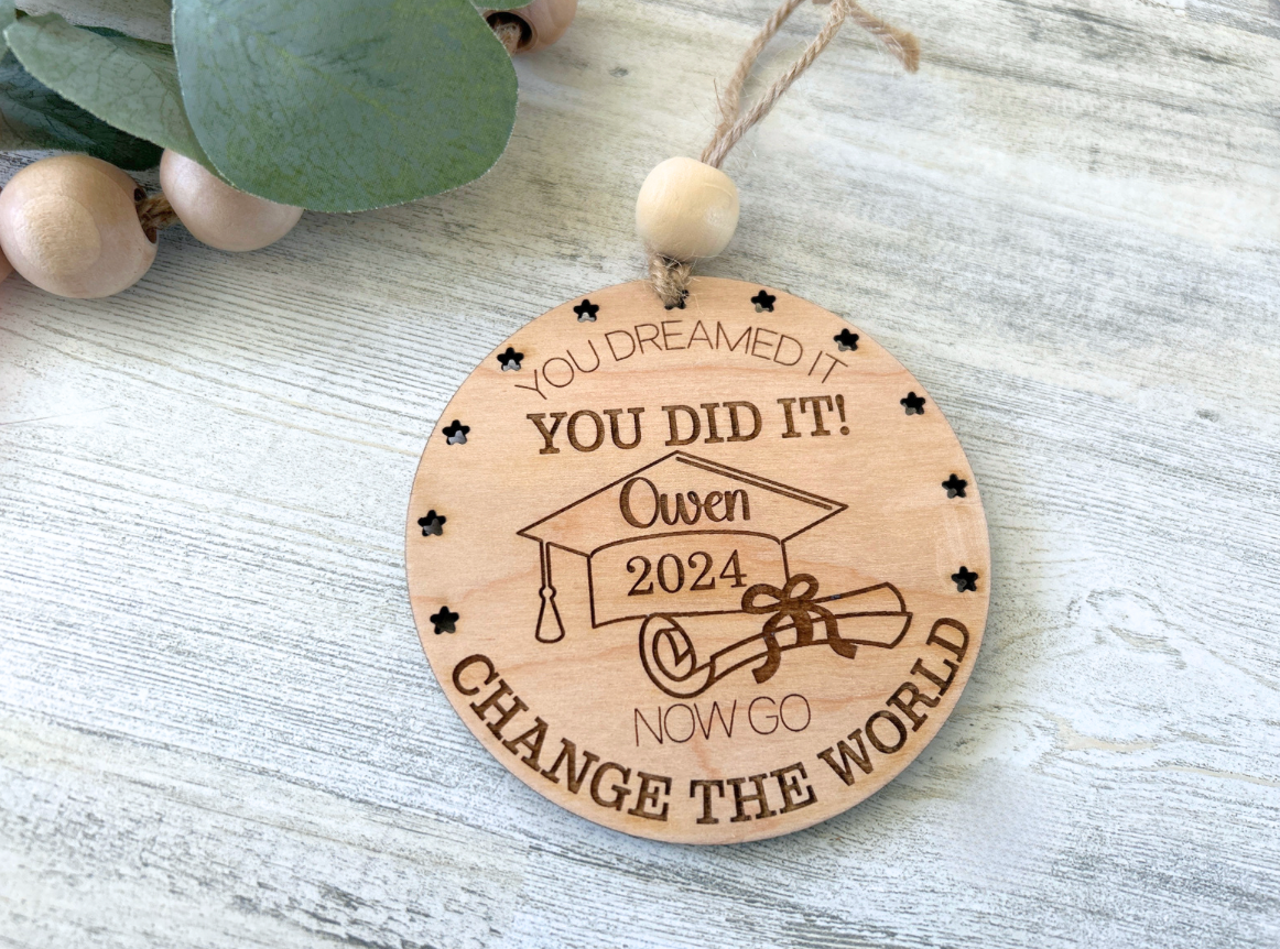 Personalized Graduation Ornament – You Dreamed It, You Did It