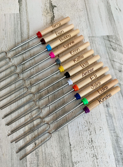 Personalized S'mores Roasting Stick