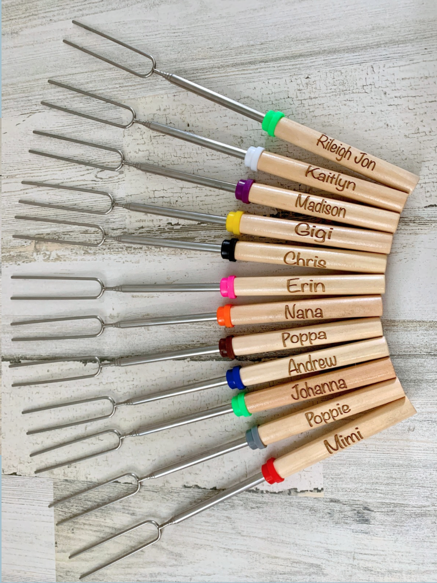 Personalized S'mores Roasting Stick