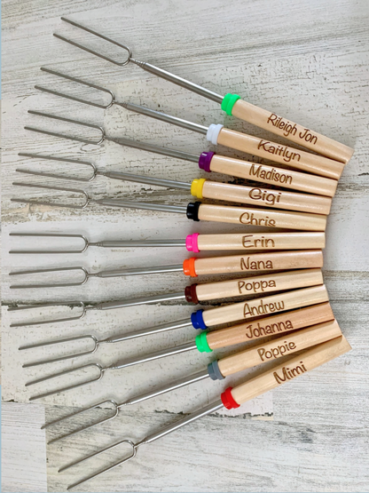 Personalized S'mores Roasting Stick