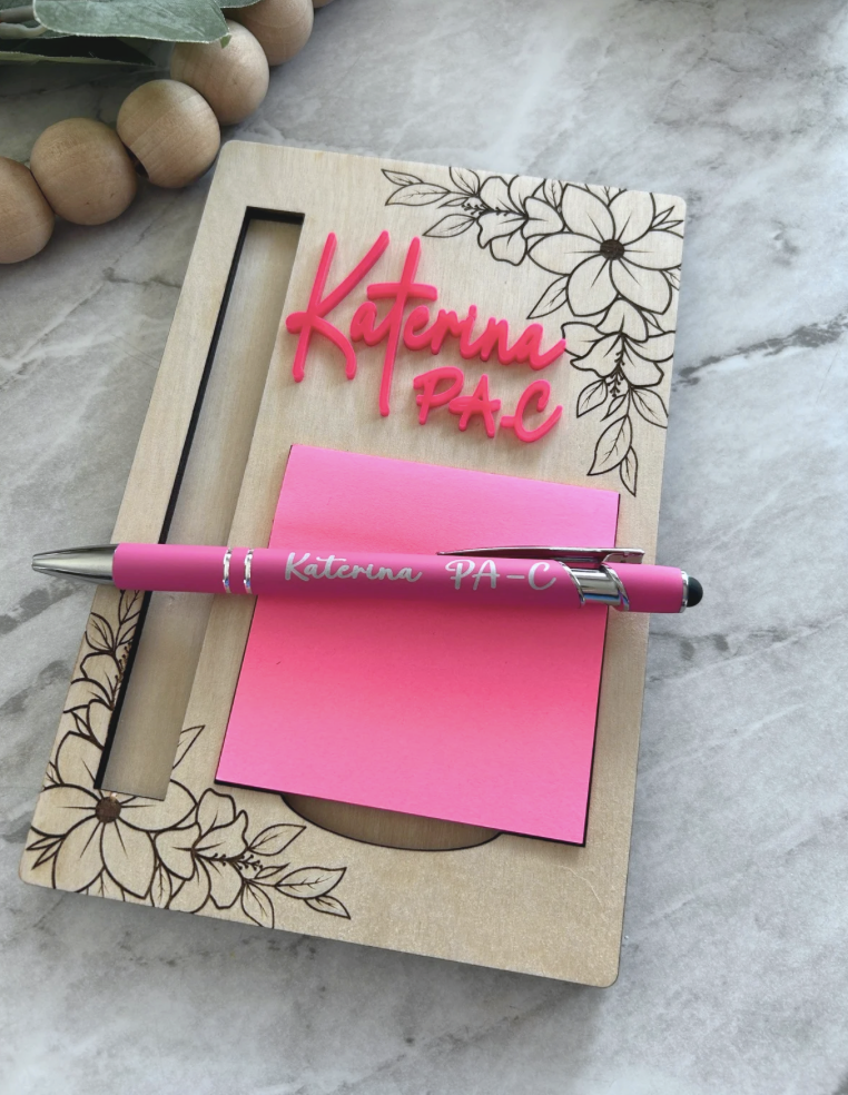 Flower Post-It Note Holder