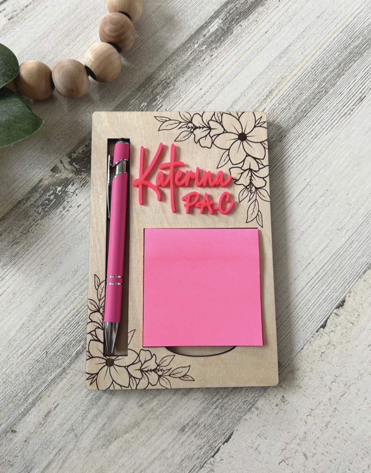 Flower Post-It Note Holder