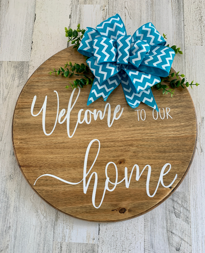 Personalized Welcome Door Hanger