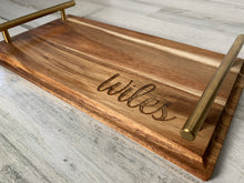 Load image into Gallery viewer, Custom Engraved Charcuterie Board

