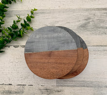 Load image into Gallery viewer, Slate and Wood Customized Coasters
