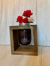 Load image into Gallery viewer, Rustic Mason Jar Vase Holder Centerpiece
