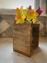 Load image into Gallery viewer, Rustic Mason Jar Vase Holder Centerpiece
