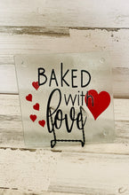 Load image into Gallery viewer, Baked with Love Trivet

