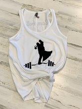 Load image into Gallery viewer, Workout wedding silhouette shirt | CrossFit shirt
