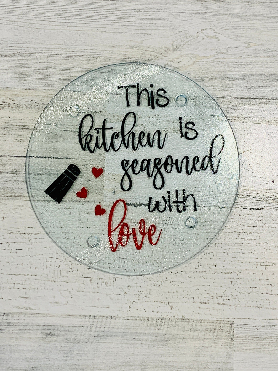 This kitchen is seasoned with love trivet