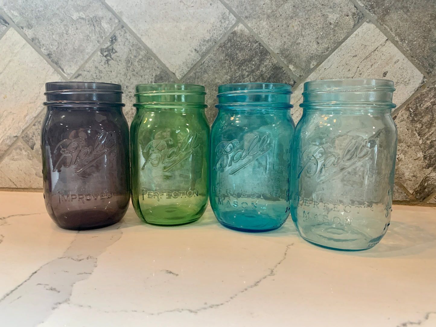 Wood mason jar planter box centerpiece | rustic farmhouse decor