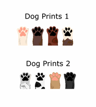 Load image into Gallery viewer, Dog Mom Paw Prints Cosmetic/make-up bags
